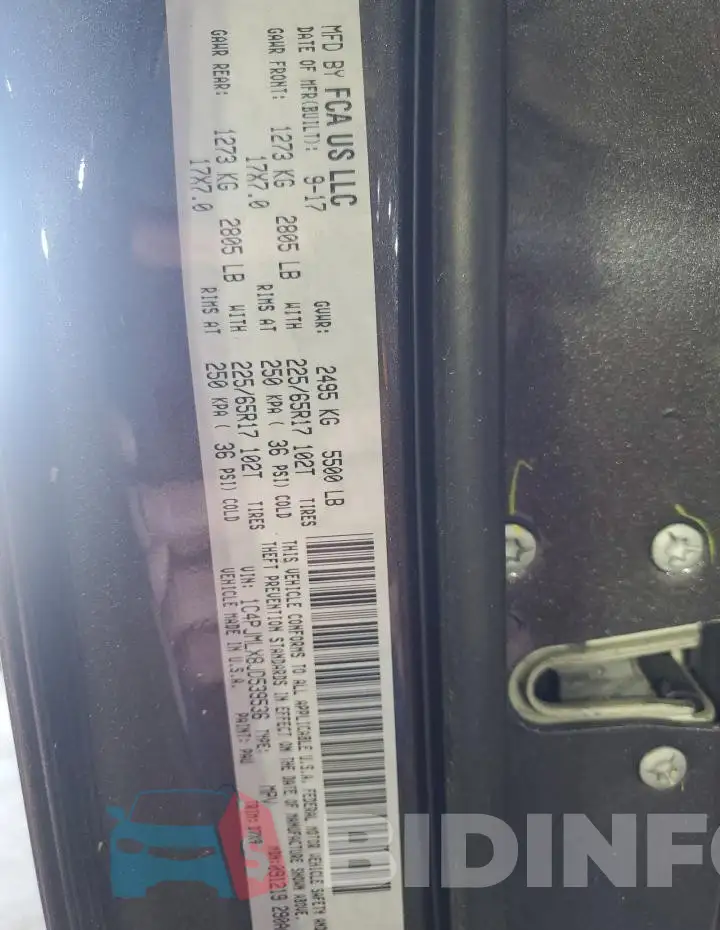 1C4PJMLX8JD539536 Photo# 13