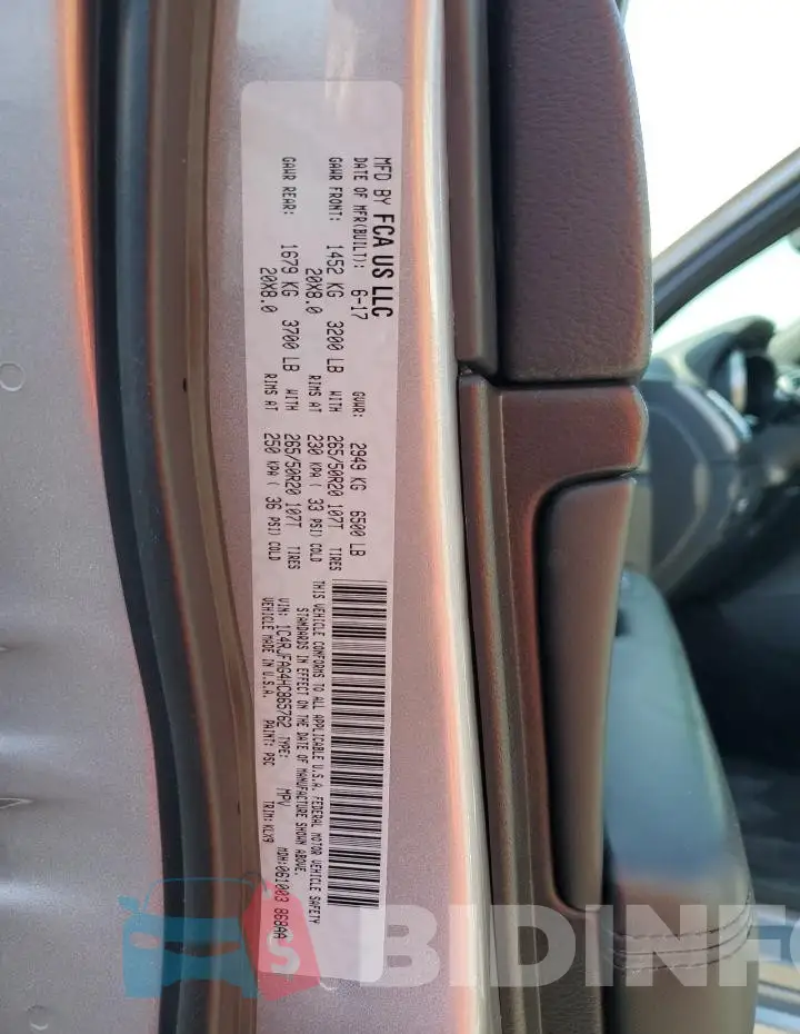 1C4RJFAG4HC865762 Photo# 14