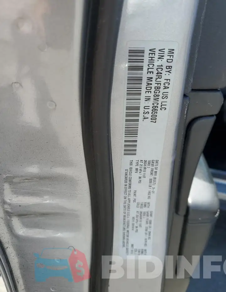 1C4RJFBG8MC665007 Photo# 12