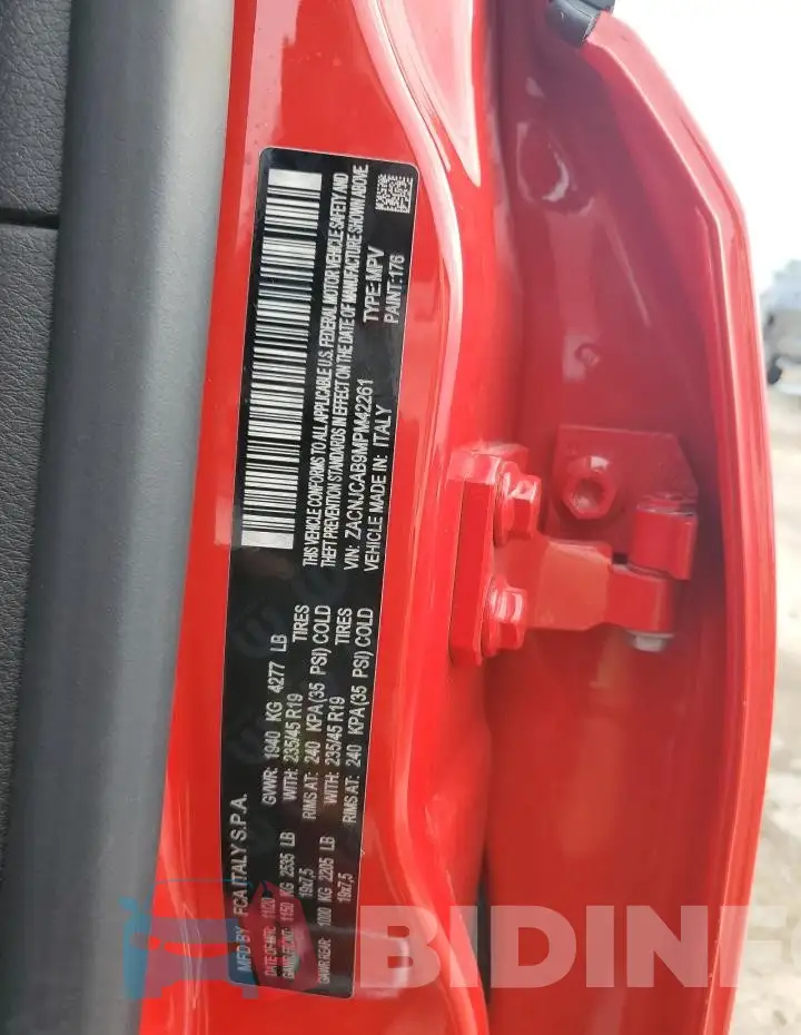 ZACNJCAB9MPM42261 Photo# 12