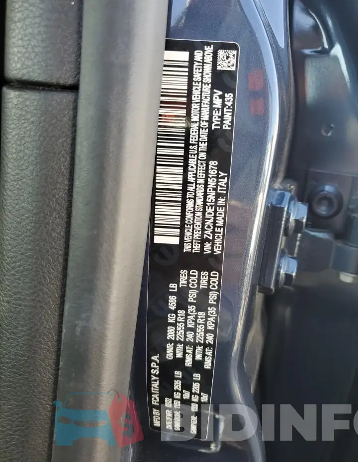 ZACNJDE15NPN51678 Photo# 13