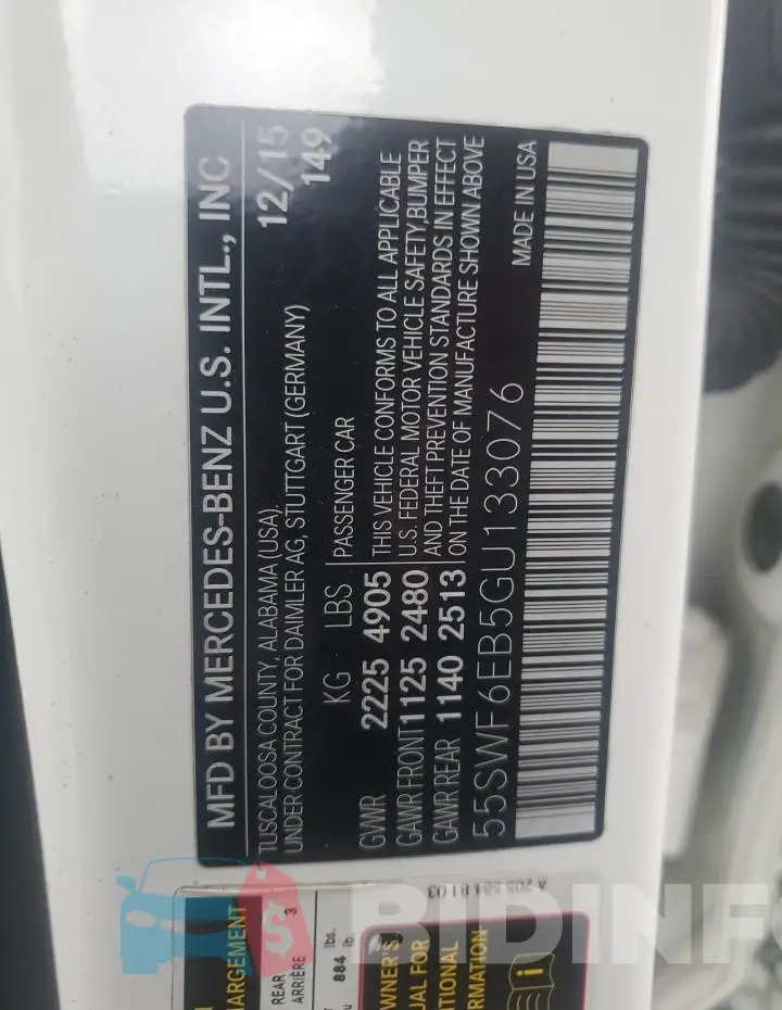 55SWF6EB5GU133076 Photo# 13