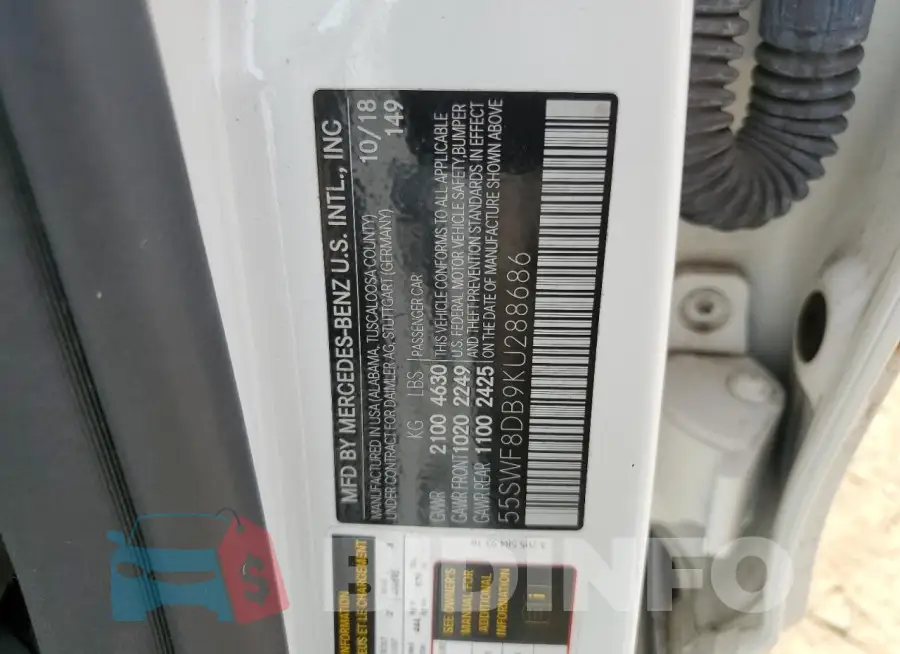 55SWF8DB9KU288686 Photo# 12