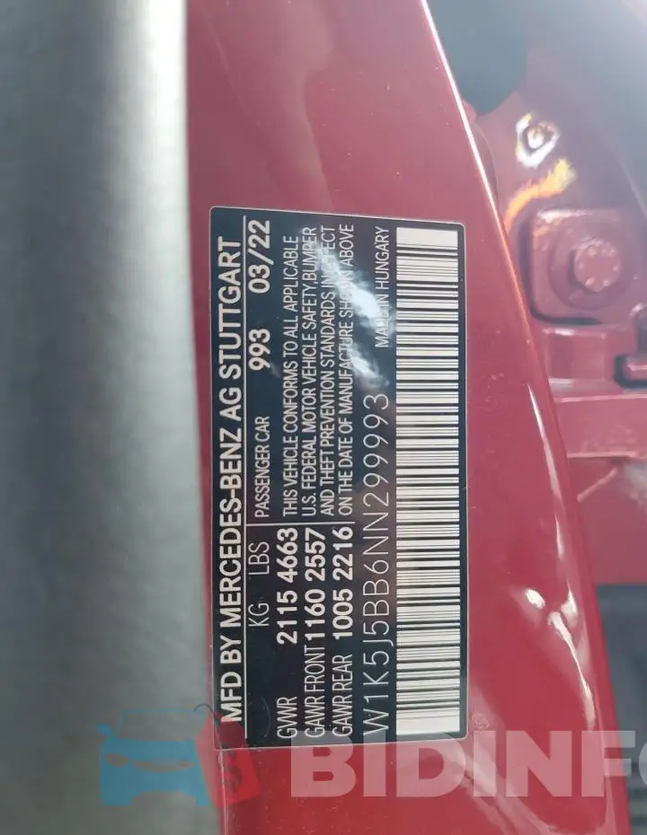 W1K5J5BB6NN299993 Photo# 12