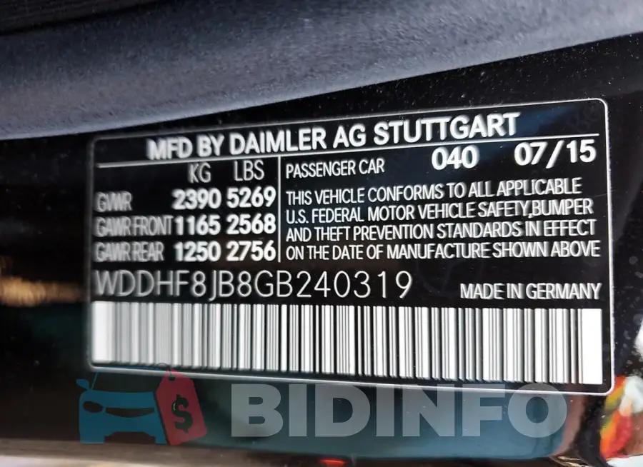 WDDHF8JB8GB240319 Photo# 13