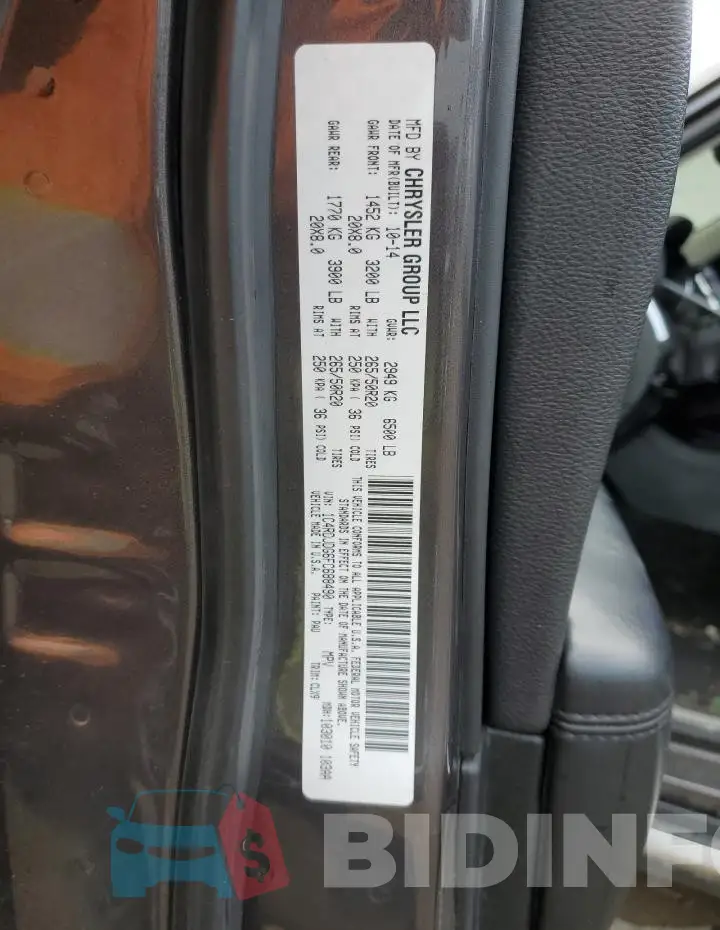 1C4RDJDG6FC688490 Photo# 12