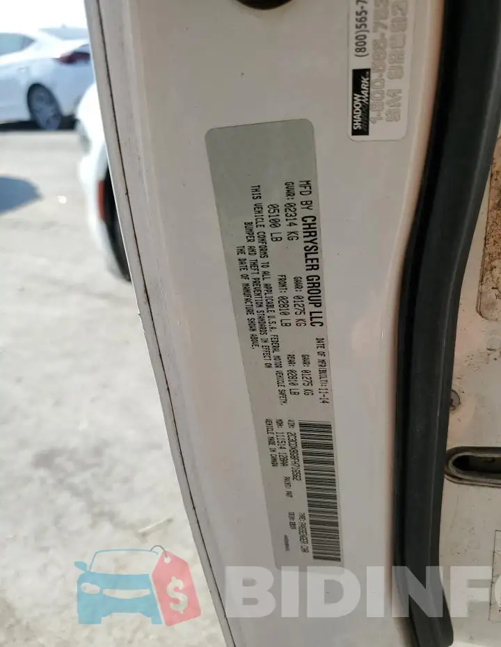 2C3CDXBG8FH716562 Photo# 13