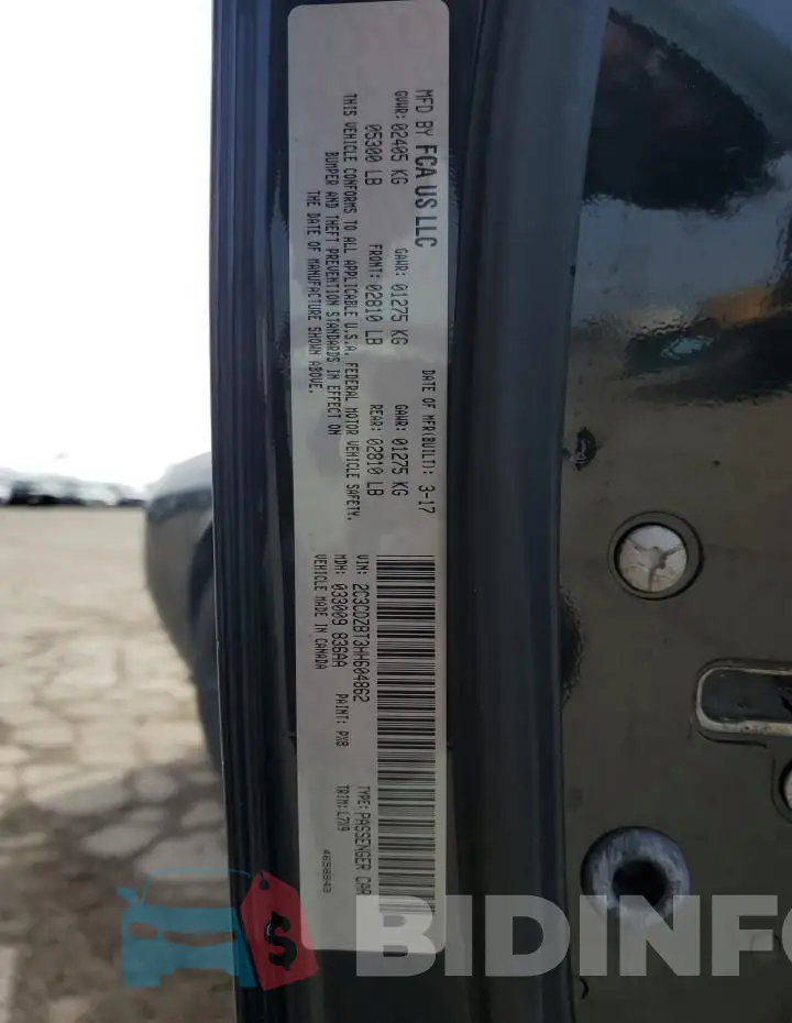2C3CDZBT3HH604862 Photo# 12