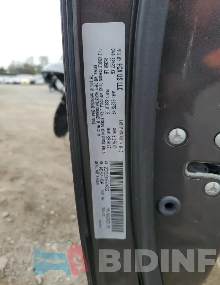2C3CDZGG5KH702522 Photo# 13