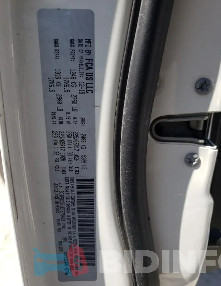 3C4PDCBB1KT875483 Photo# 13