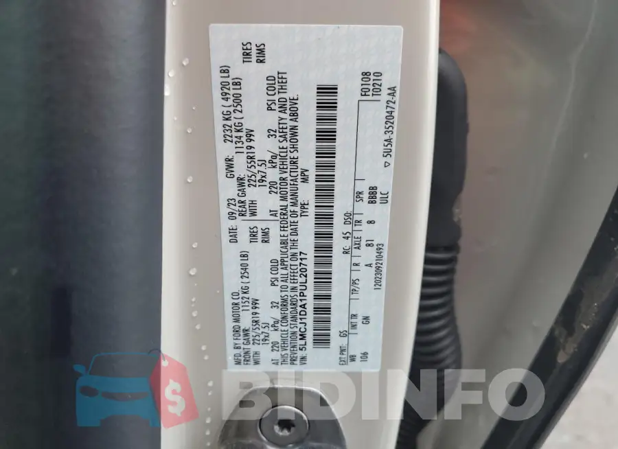 5LMCJ1DA1PUL20717 Photo# 13