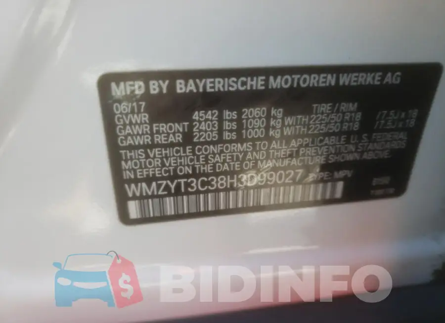 WMZYT3C38H3D99027 Photo# 12