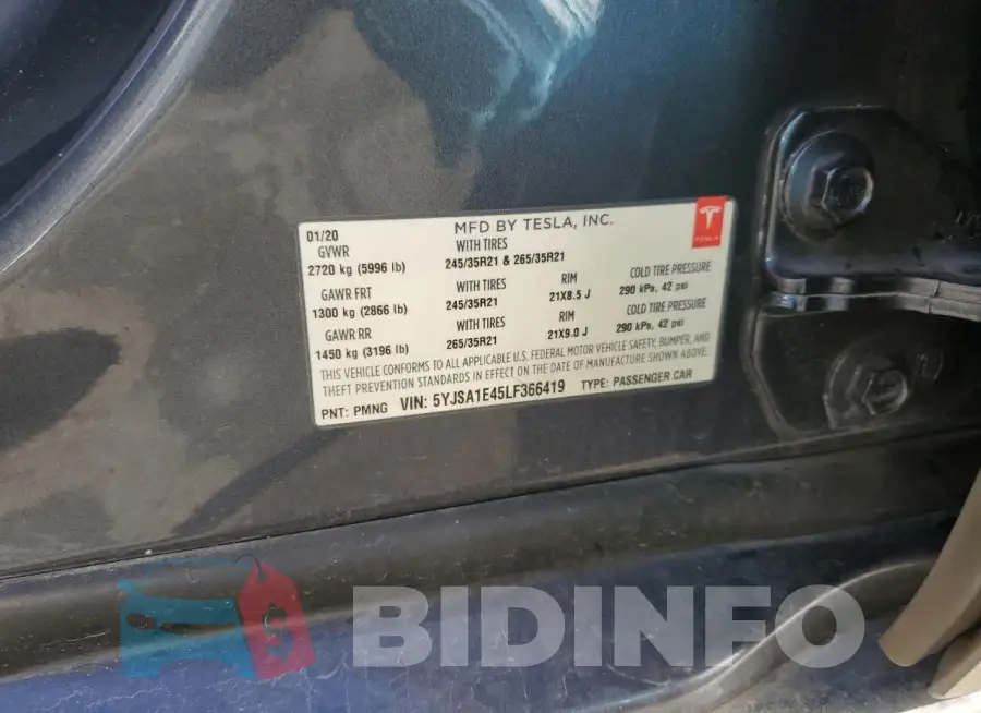 5YJSA1E45LF366419 Photo# 13