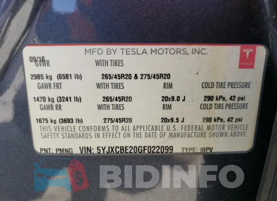 5YJXCBE20GF022099 Photo# 12