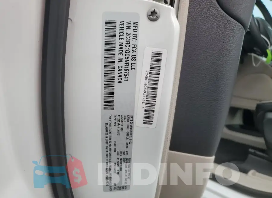 2C4RC1GG5NR167541 Photo# 13
