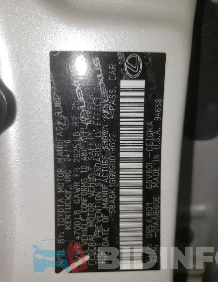 58ABK1GG2GU019622 Photo# 12