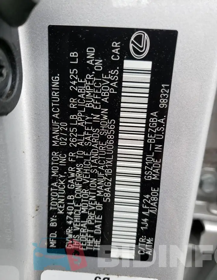 58AGZ1B1XLU068565 Photo# 12