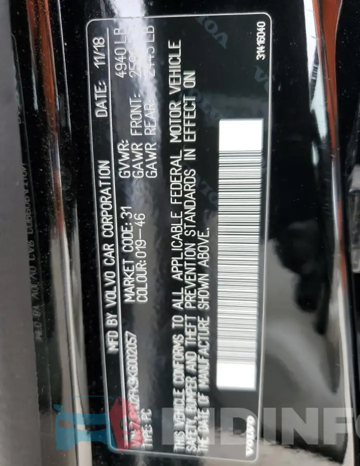 7JR102FK9KG002057 Photo# 13