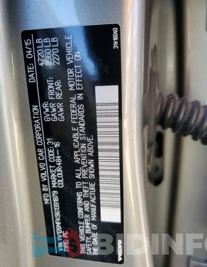 YV126MFK9G1391879 Photo# 12