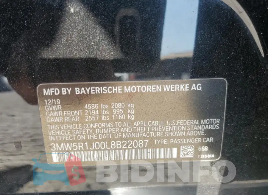 3MW5R1J00L8B22087 Photo# 12