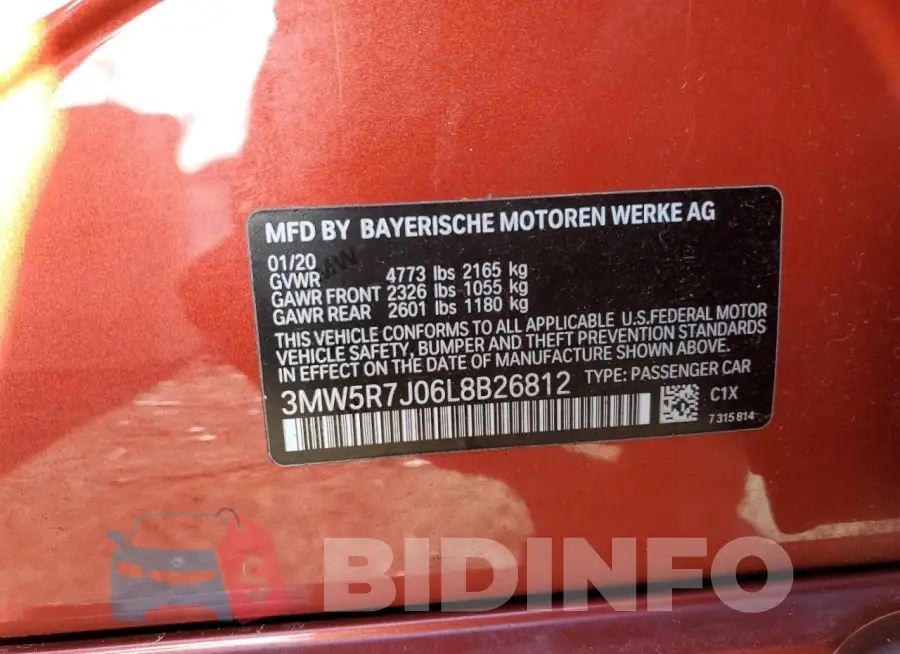 3MW5R7J06L8B26812 Photo# 12