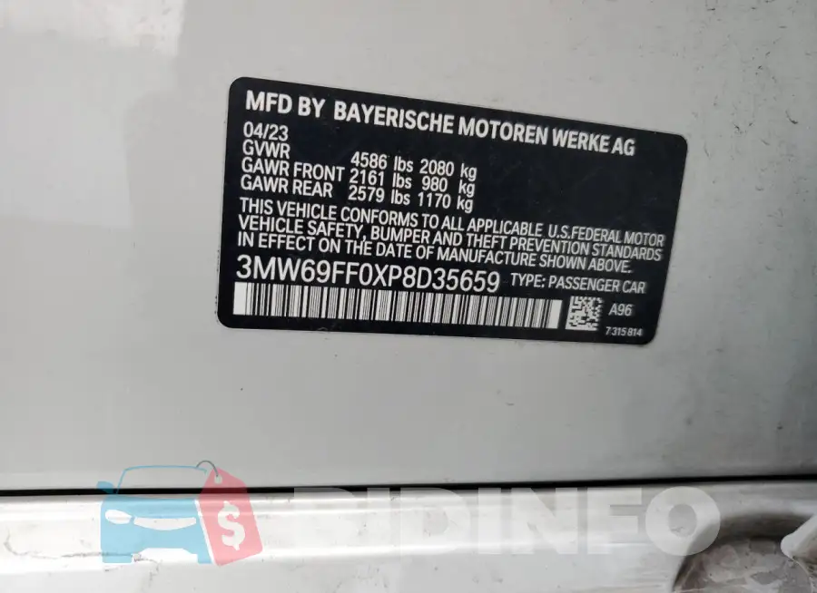 3MW69FF0XP8D35659 Photo# 12