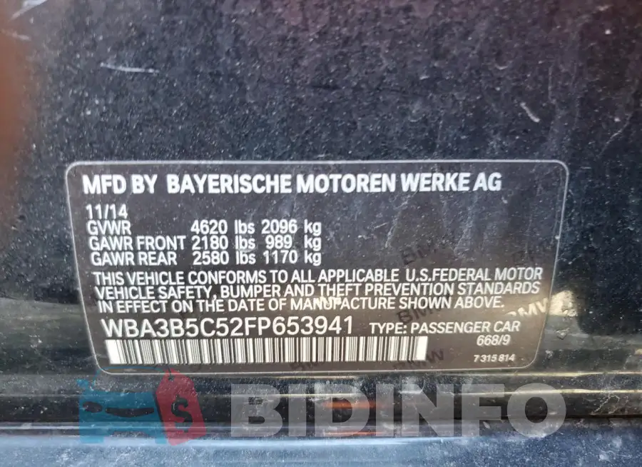 WBA3B5C52FP653941 Photo# 12