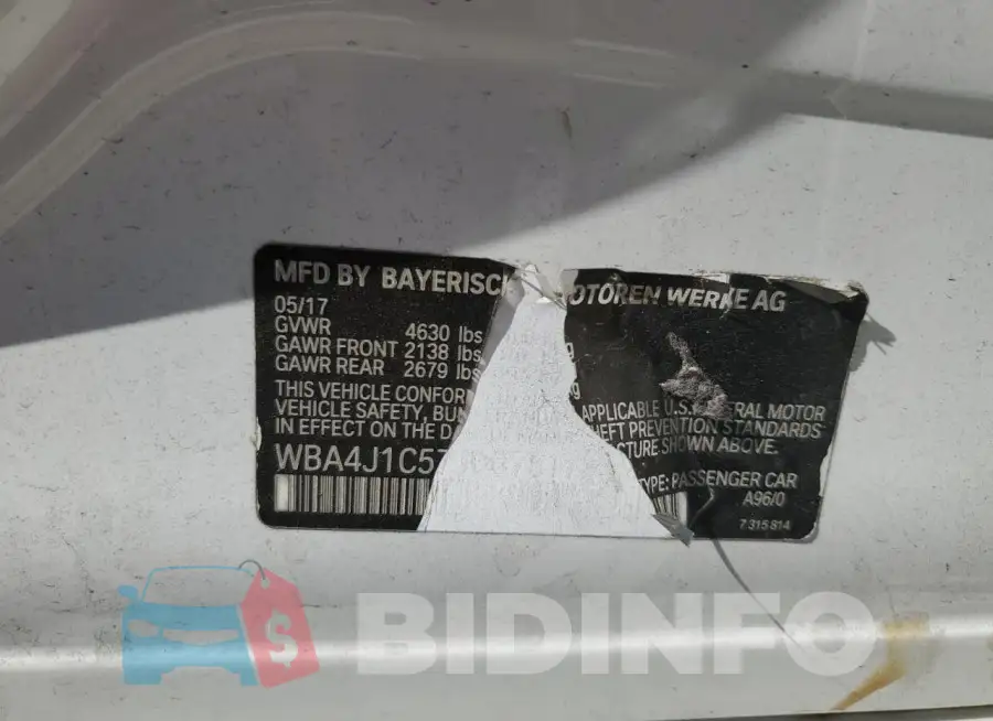 WBA4J1C57JBG76172 Photo# 12