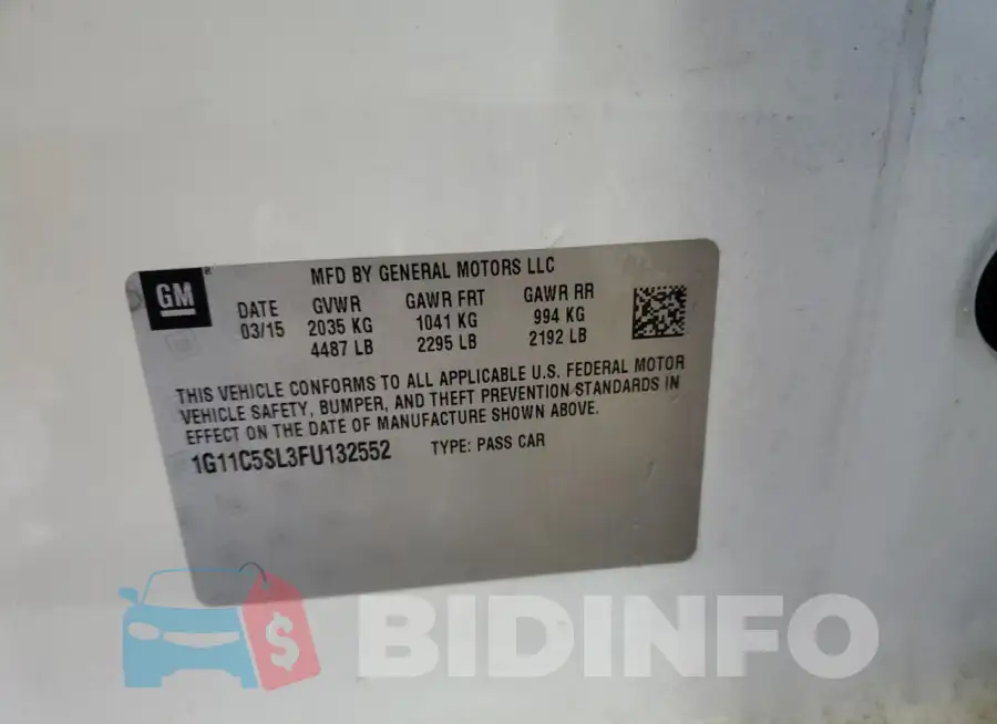 1G11C5SL3FU132552 Photo# 12