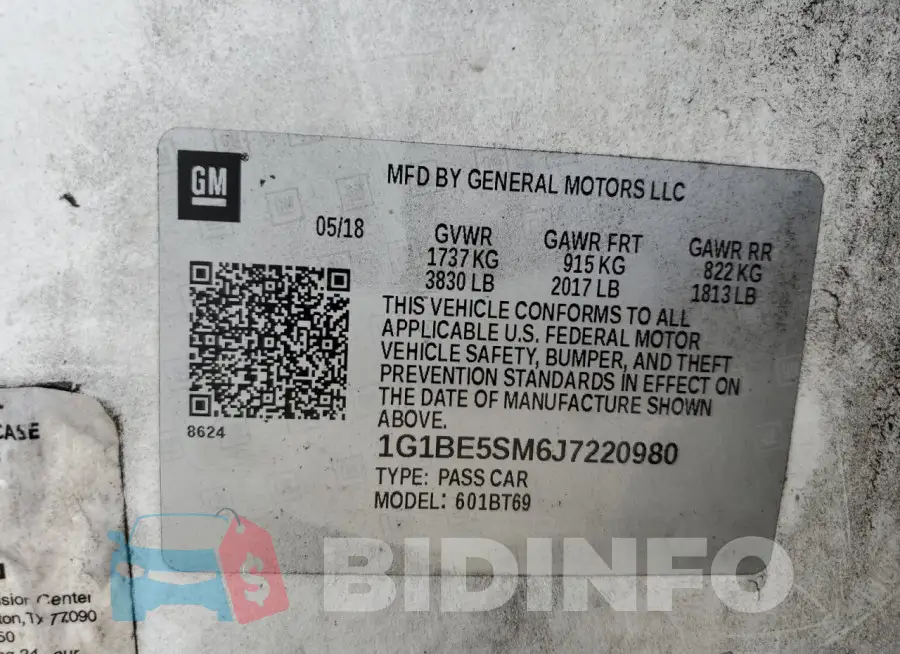 1G1BE5SM6J7220980 Photo# 12