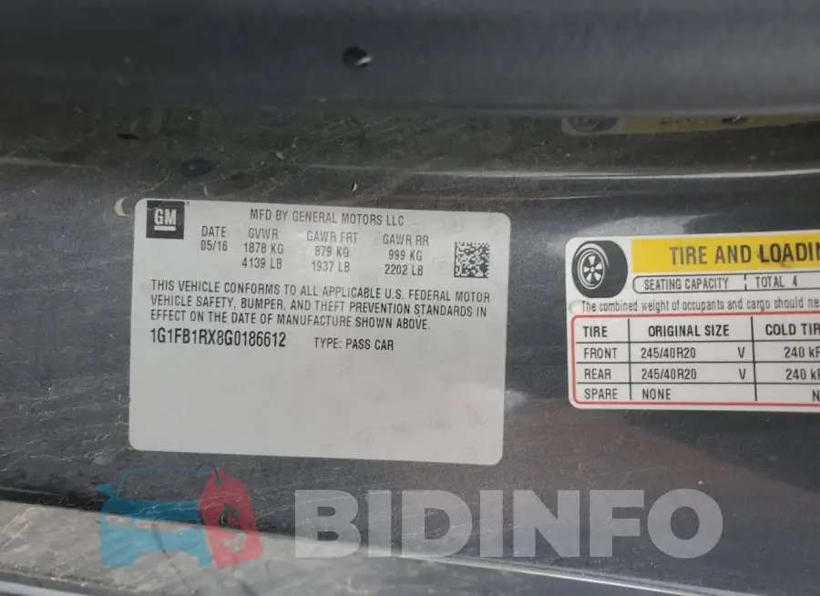 1G1FB1RX8G0186612 Photo# 12