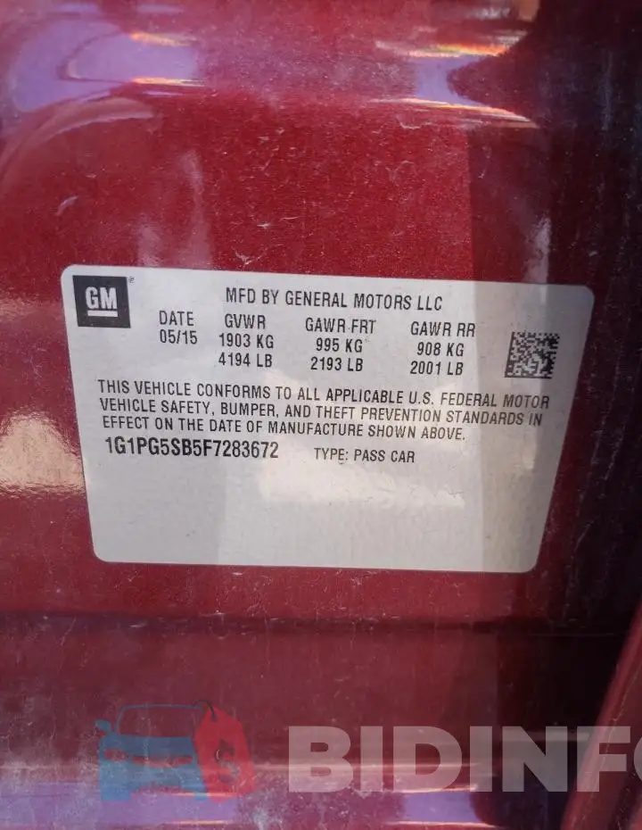 1G1PG5SB5F7283672 Photo# 12