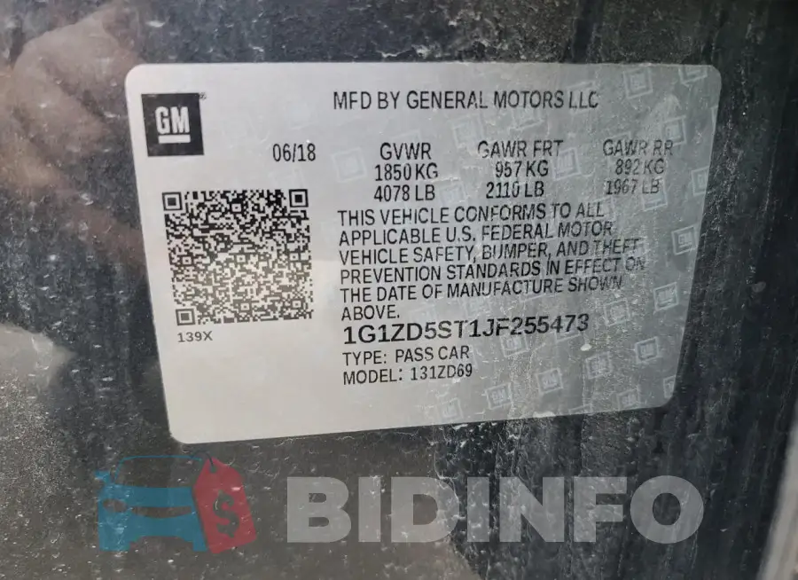 1G1ZD5ST1JF255473 Photo# 12