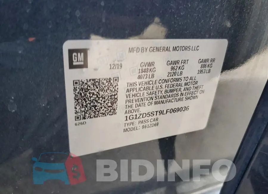 1G1ZD5ST9LF069036 Photo# 12