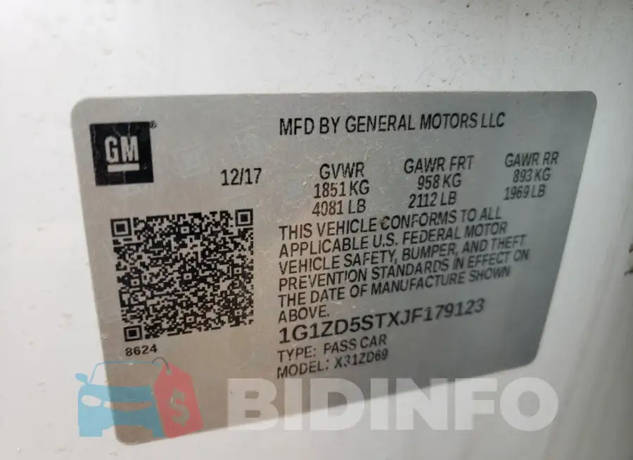 1G1ZD5STXJF179123 Photo# 12