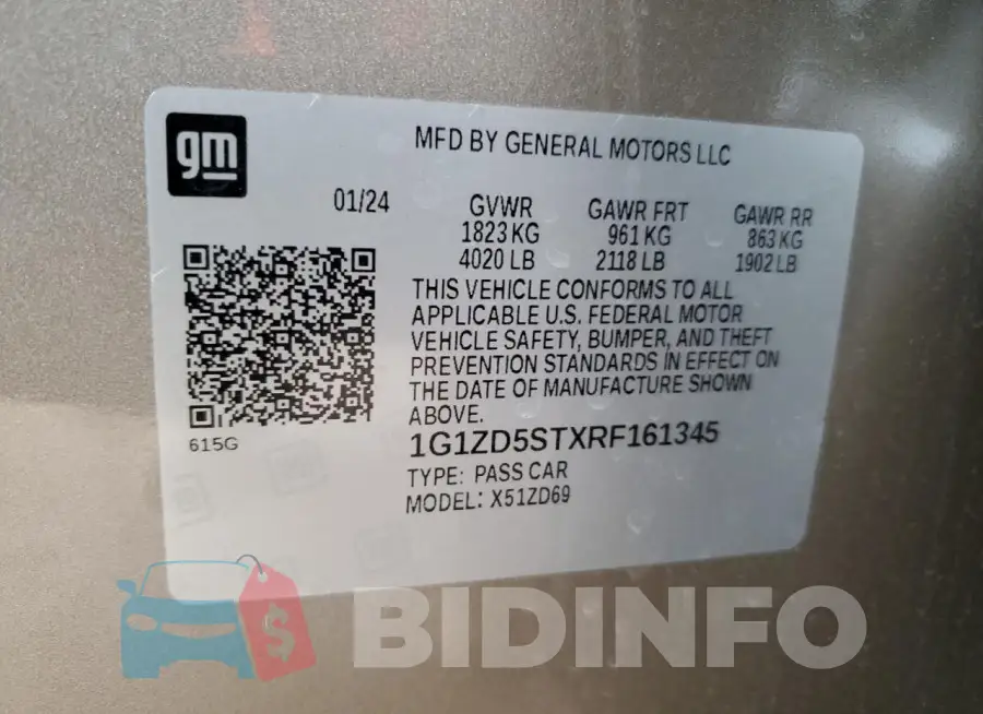 1G1ZD5STXRF161345 Photo# 12