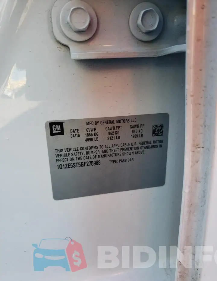 1G1ZE5ST5GF275988 Photo# 12
