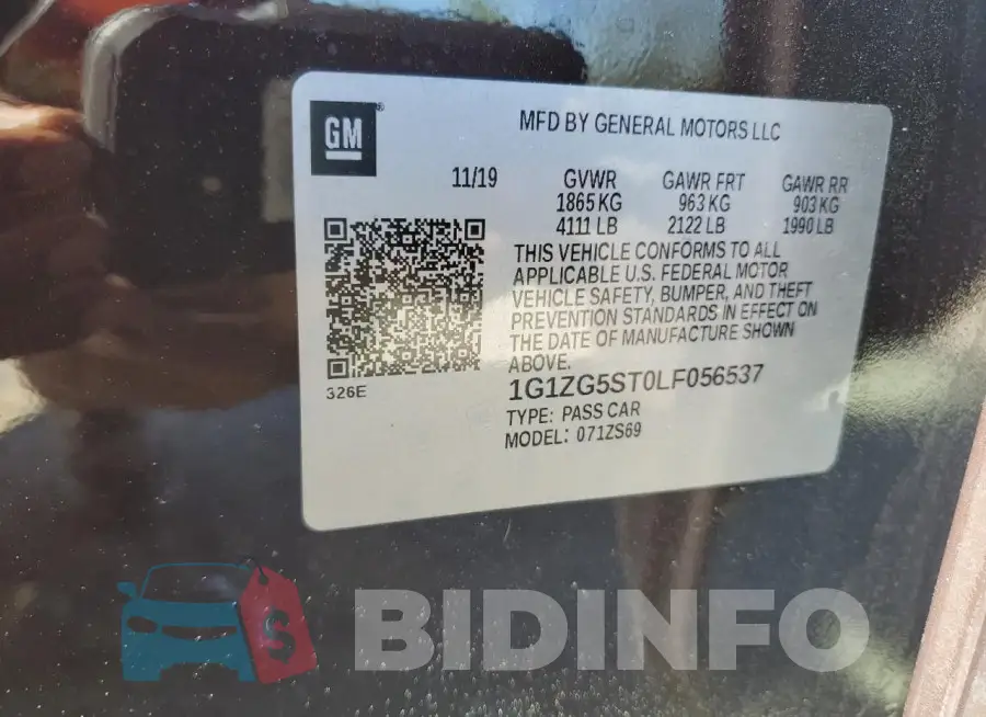1G1ZG5ST0LF056537 Photo# 12
