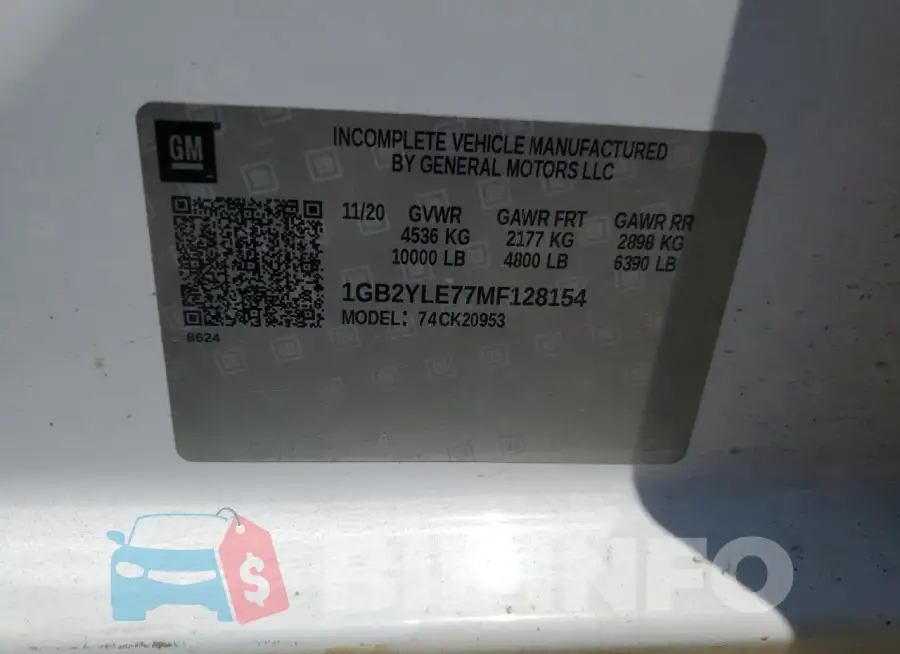 1GB2YLE77MF128154 Photo# 12