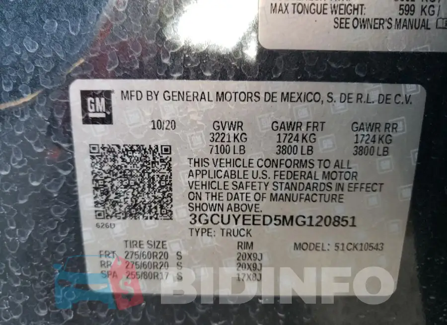 3GCUYEED5MG120851 Photo# 12