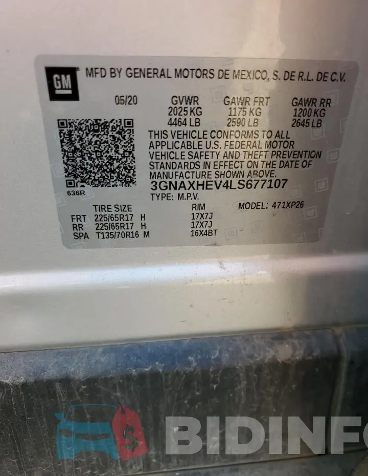 3GNAXHEV4LS677107 Photo# 12