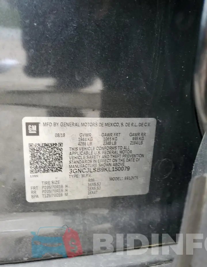 3GNCJLSB9KL150079 Photo# 12