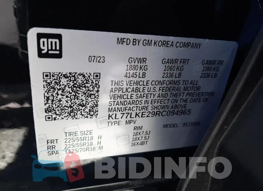 KL77LKE29RC094965 Photo# 12