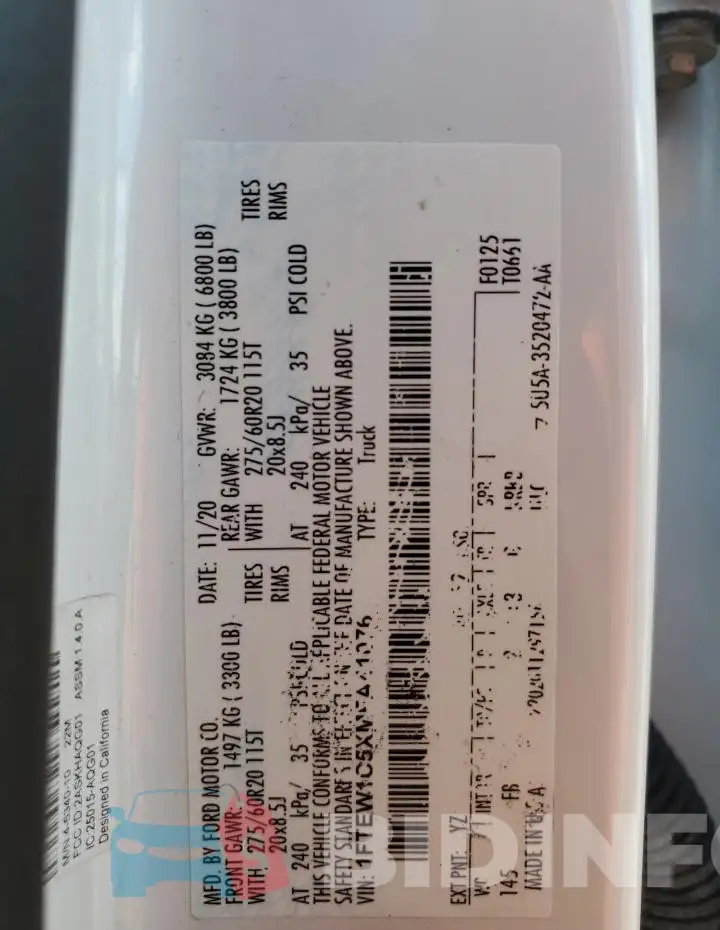 1FTEW1C5XMFA41076 Photo# 12