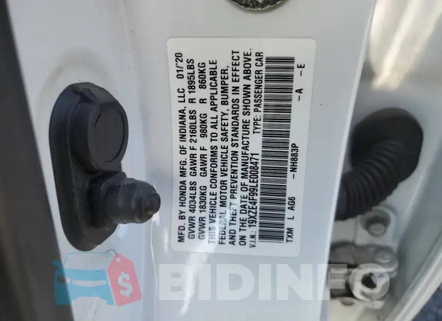 19XZE4F99LE008471 Photo# 13