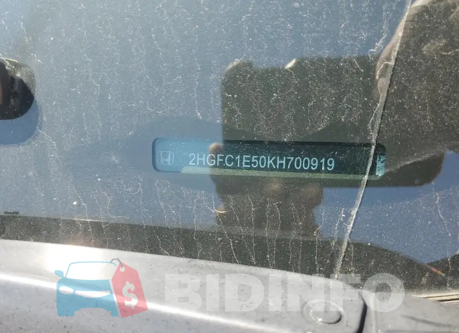 2HGFC1E50KH700919 Photo# 12