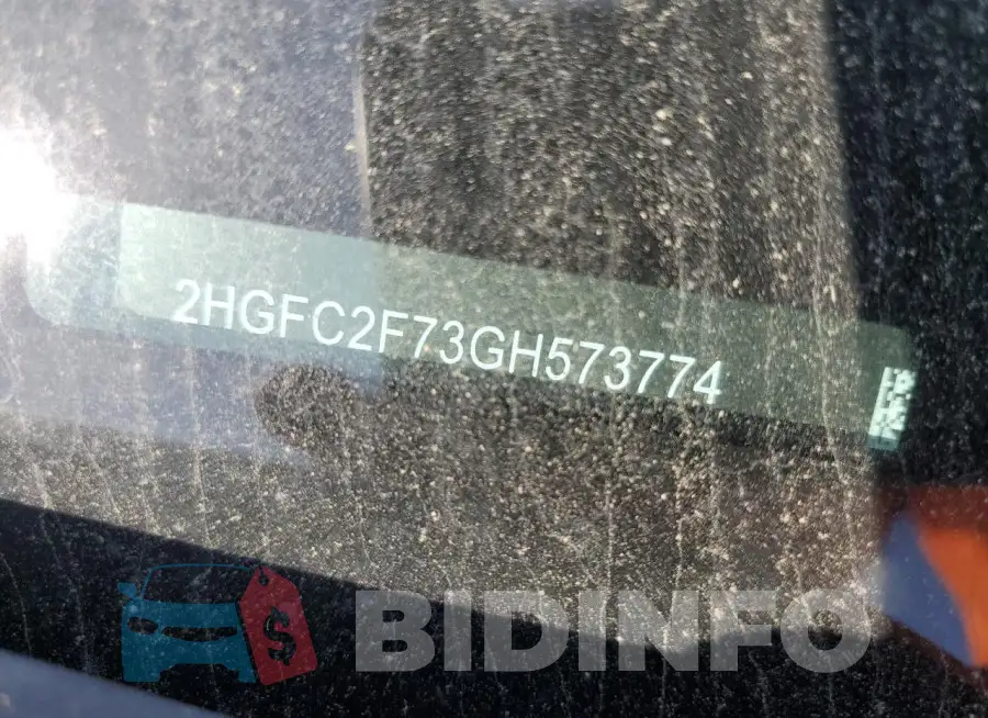 2HGFC2F73GH573774 Photo# 12
