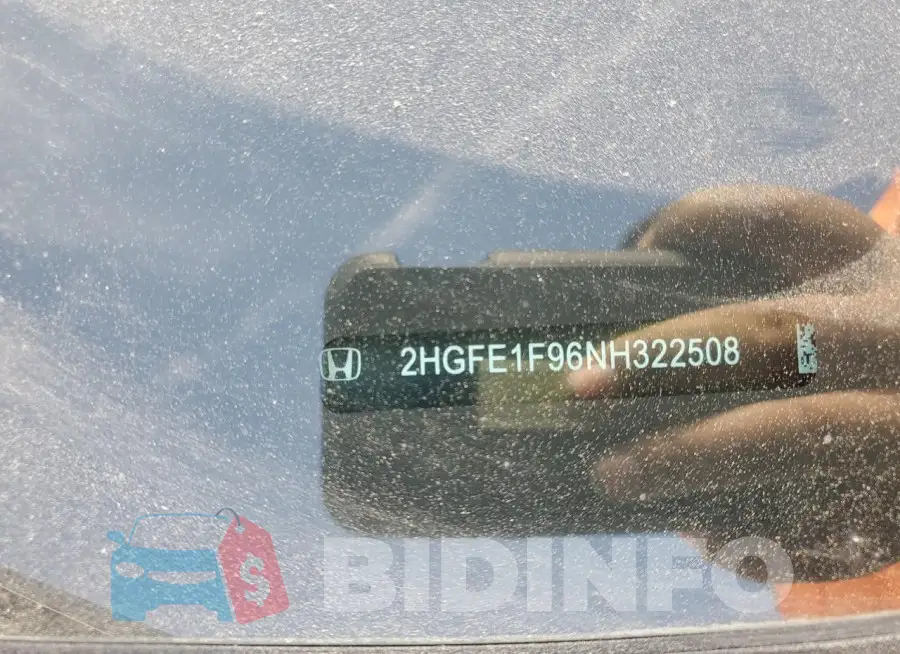 2HGFE1F96NH322508 Photo# 13
