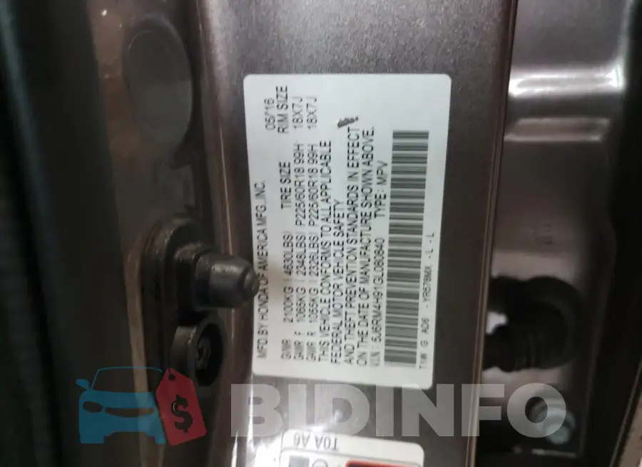 5J6RM4H91GL080840 Photo# 13