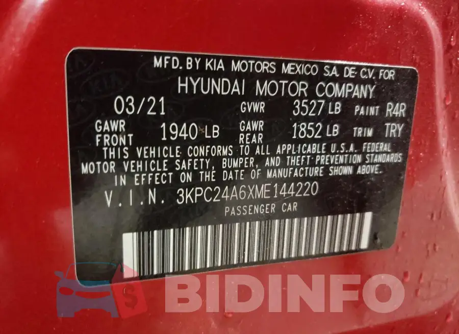 3KPC24A6XME144220 Photo# 12
